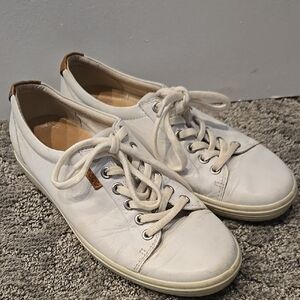 White Leather Sneakers